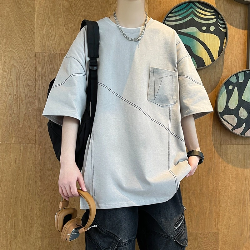 Custom Pattern Heavyweight Cotton Summer Oversized Streetwear T-Shirt