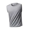 Custom Pattern Men's Ice Silk Tank Top Gym Running Sleeveless T Shirt