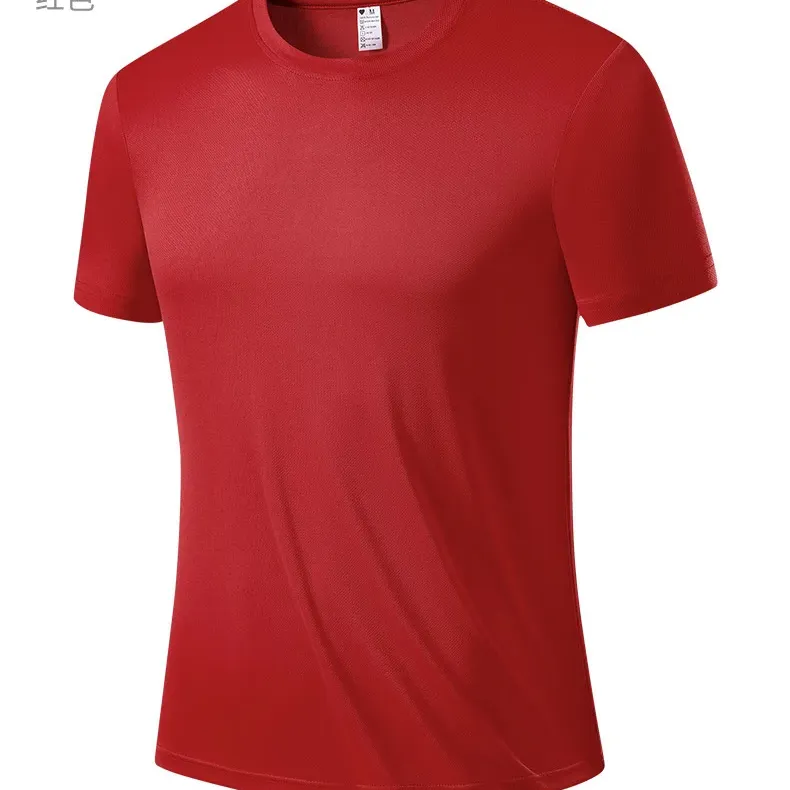 Custom Quick-Dry Ice Silk T-Shirt Men's Summer Running Sports Top