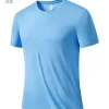 Custom Quick-Dry Ice Silk T-Shirt Men's Summer Running Sports Top