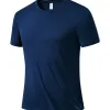 Custom Quick-Dry Ice Silk T-Shirt Men's Summer Running Sports Top