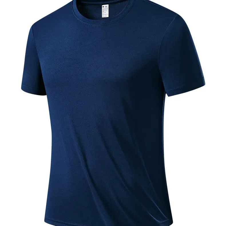 Custom Quick-Dry Ice Silk T-Shirt Men's Summer Running Sports Top