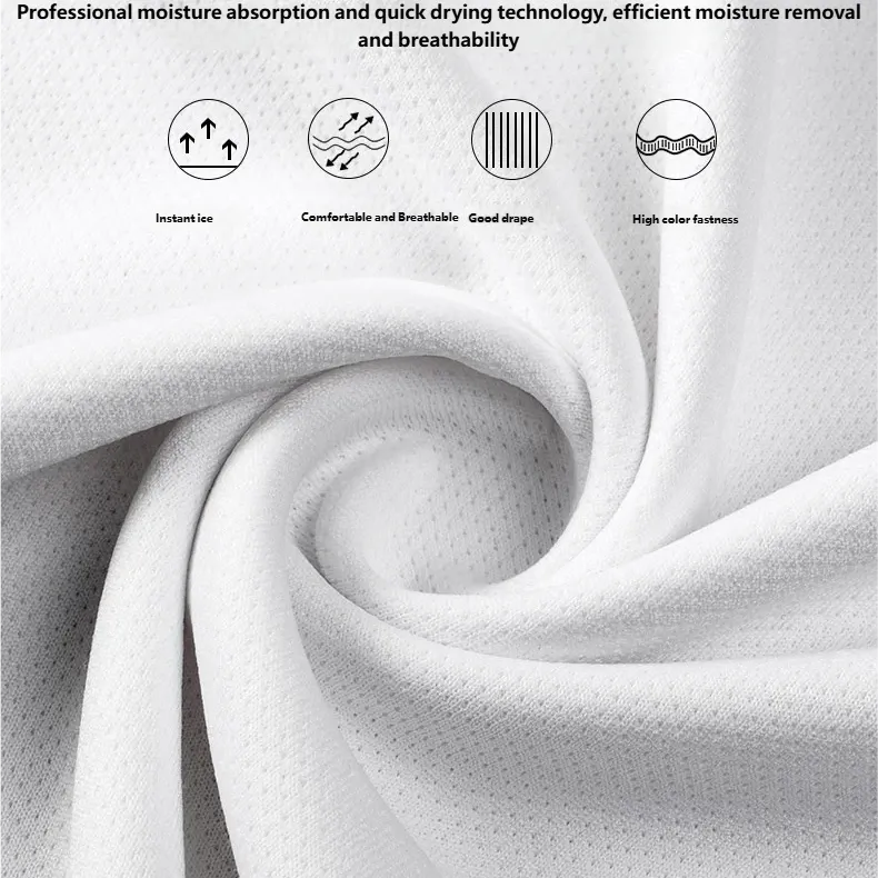 Custom Quick-Dry Ice Silk T-Shirt Men's Summer Running Sports Top