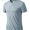Custom Quick-Dry Ice Silk T-Shirt Men's Summer Running Sports Top
