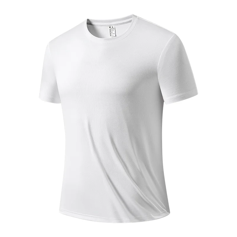 Custom Quick-Dry Ice Silk T-Shirt Men's Summer Running Sports Top