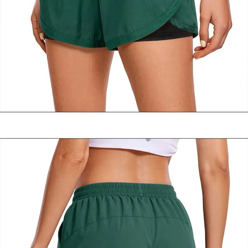 Unisex Quick-Dry 3" Shorts – Running · Beach · Fishing · Gym