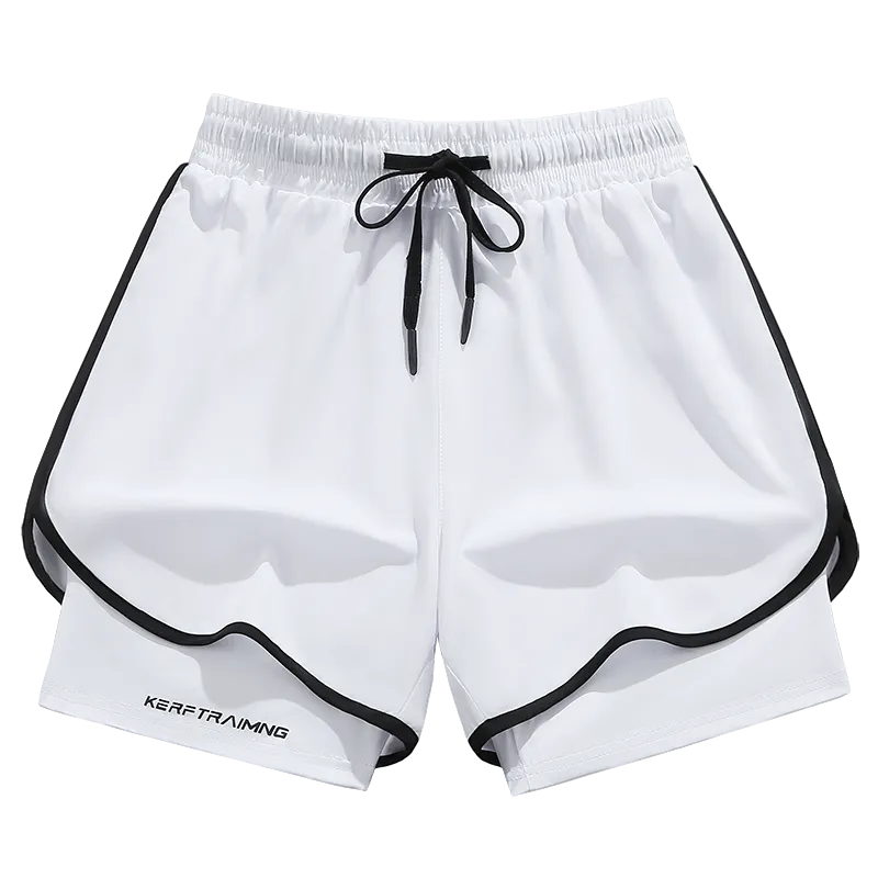 Unisex 2-in-1 Quick-Dry Shorts – Built-In Liner for Running · Basketball · Gym