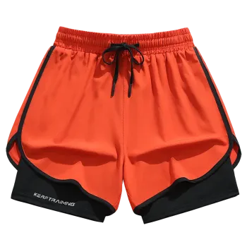 Unisex 2-in-1 Quick-Dry Shorts Running Basketball Training