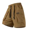 Men's Ice Silk Cargo Shorts – Cool-Touch Quick-Dry Summer Utility