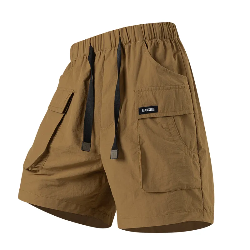 Men's Ice Silk Cargo Shorts – Cool-Touch Quick-Dry Summer Utility
