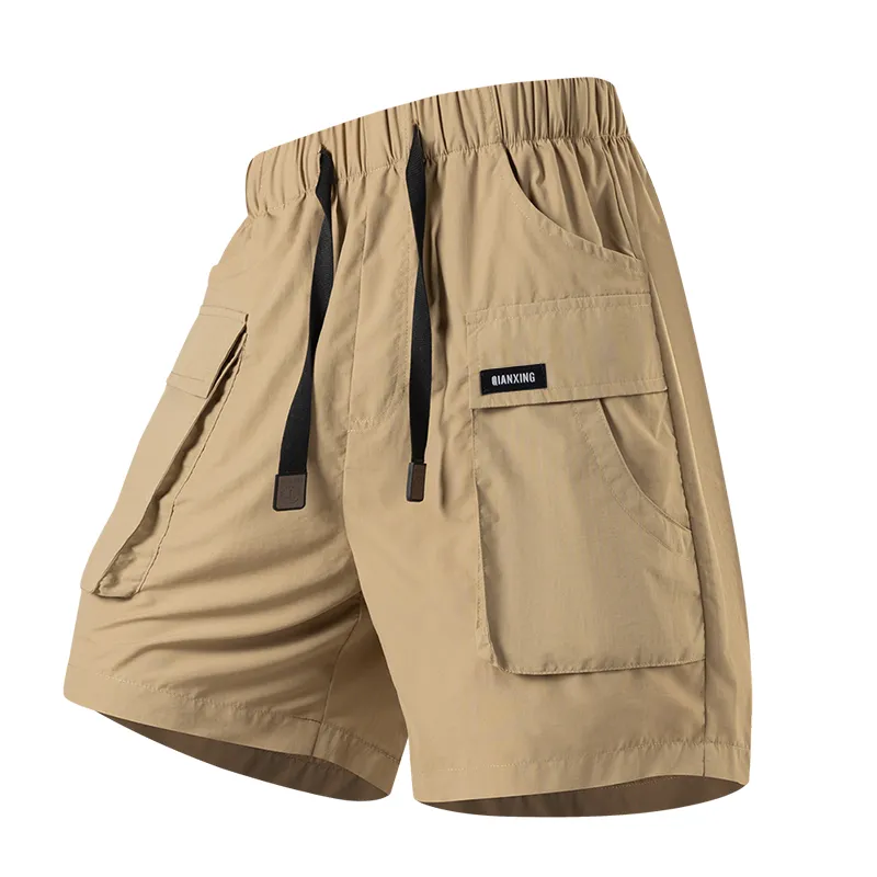 Men's Ice Silk Cargo Shorts – Cool-Touch Quick-Dry Summer Utility