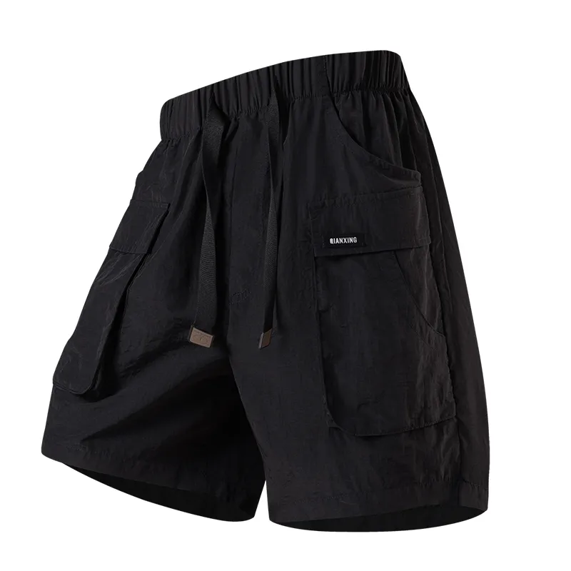 Men's Ice Silk Cargo Shorts – Cool-Touch Quick-Dry Summer Utility