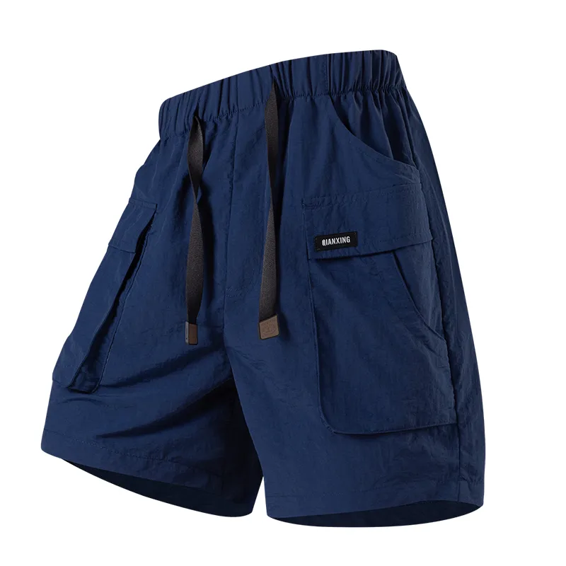 Men's Ice Silk Cargo Shorts – Cool-Touch Quick-Dry Summer Utility