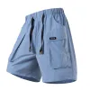 Men's Ice Silk Cargo Shorts – Cool-Touch Quick-Dry Summer Utility