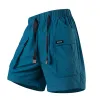 Men's Ice Silk Cargo Shorts – Cool-Touch Quick-Dry Summer Utility