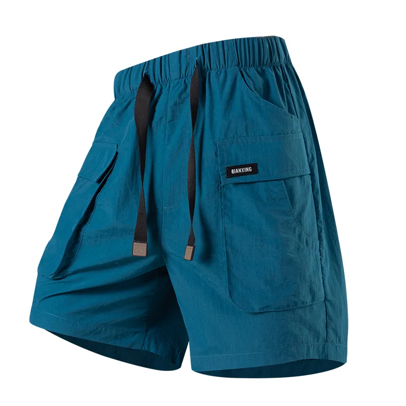 Men's Ice Silk Cargo Shorts – Cool-Touch Quick-Dry Summer Utility