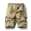 Men's Ice Silk Cargo Shorts – Multi-Pocket Trendy Utility for Street & Light Sport