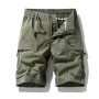 Men's Ice Silk Cargo Shorts Quick-Dry Multi-Pocket Trendy