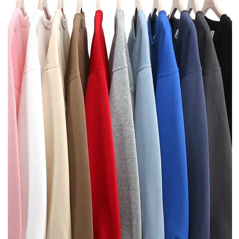 320g Heavyweight Drop Shoulder Crew Neck Sweatshirt – Unisex Blank Cotton