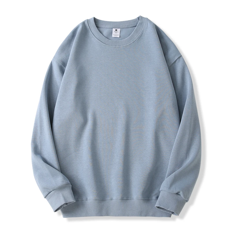 320g Heavyweight Drop Shoulder Crew Neck Sweatshirt – Unisex Blank Cotton