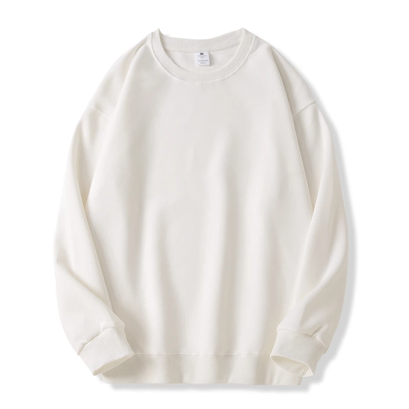 320g Heavyweight Drop Shoulder Crew Neck Sweatshirt – Unisex Blank Cotton