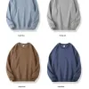 320g Heavyweight Drop Shoulder Crew Neck Sweatshirt – Unisex Blank Cotton