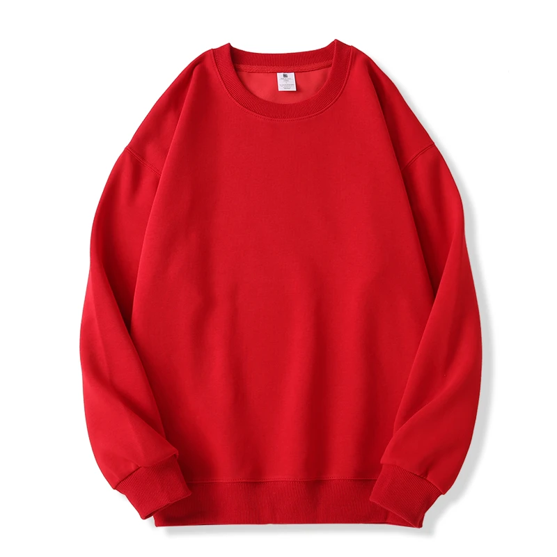 320g Heavyweight Drop Shoulder Crew Neck Sweatshirt – Unisex Blank Cotton