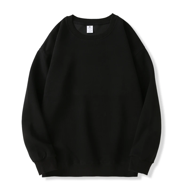 320g Heavyweight Drop Shoulder Crew Neck Sweatshirt – Unisex Blank Cotton