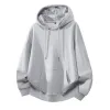 Plus Size Cotton Hoodie – Unisex Loose Fit Heavyweight Pullover