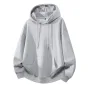 Plus Size Cotton Hoodie Unisex Loose Fit Heavyweight