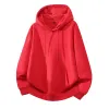 Plus Size Cotton Hoodie – Unisex Loose Fit Heavyweight Pullover