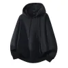 Plus Size Cotton Hoodie – Unisex Loose Fit Heavyweight Pullover