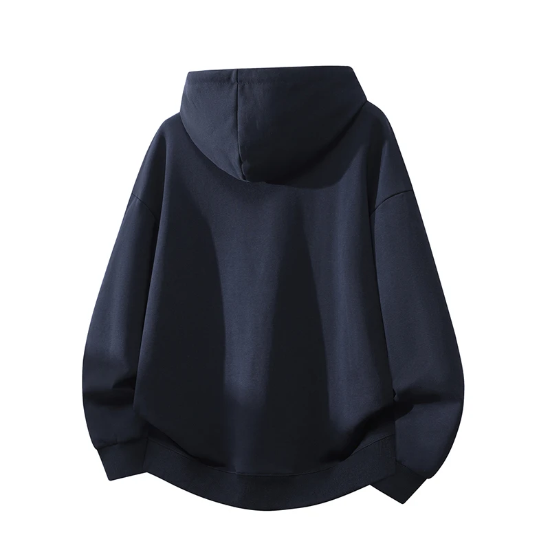 Plus Size Cotton Hoodie – Unisex Loose Fit Heavyweight Pullover