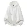 Plus Size Cotton Hoodie – Unisex Loose Fit Heavyweight Pullover