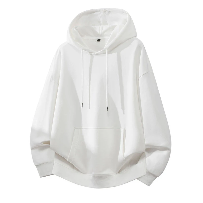 Plus Size Cotton Hoodie – Unisex Loose Fit Heavyweight Pullover
