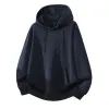 Plus Size Cotton Hoodie – Unisex Loose Fit Heavyweight Pullover