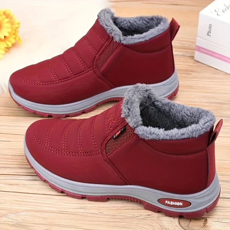 Warmest Winter Ankle Boots Women's Waterproof Cold Weather Boots