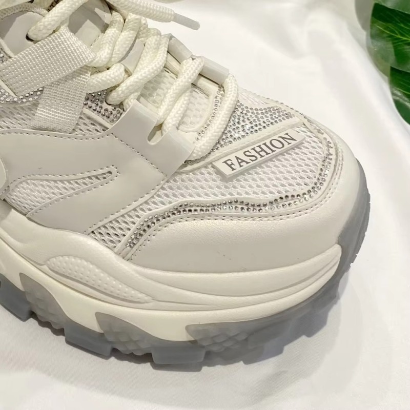 Womens Retro Style Chunky Platform Mesh Dad Sneakers Running Sports Shoes