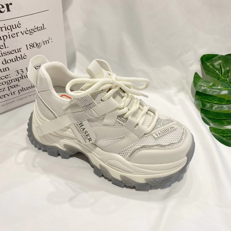 Womens Retro Style Chunky Platform Mesh Dad Sneakers Running Sports Shoes