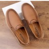 Men's Outdoor Casual Leather Shoes Walking Loafers Convenient Men's Sports Casual Shoes