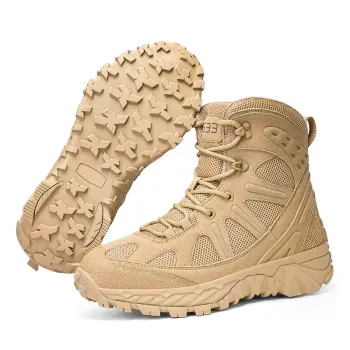 Wholesale New Wave Breathable Waterproof Hiking Shoes Camping Tactical Boots Mens