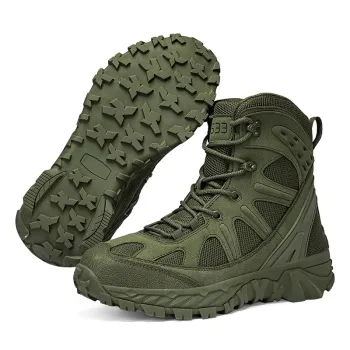 Wholesale New Wave Breathable Waterproof Hiking Shoes Camping Tactical Boots Mens