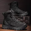 Wholesale New Wave Breathable Waterproof Hiking Shoes Camping Tactical Boots Mens