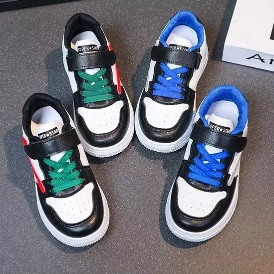 Wholesale Kids School Shoes Rubber Sole Designer Sport Sneakers