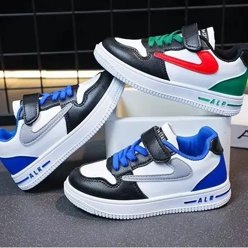 Wholesale Kids School Shoes Rubber Sole Designer Sport Sneakers