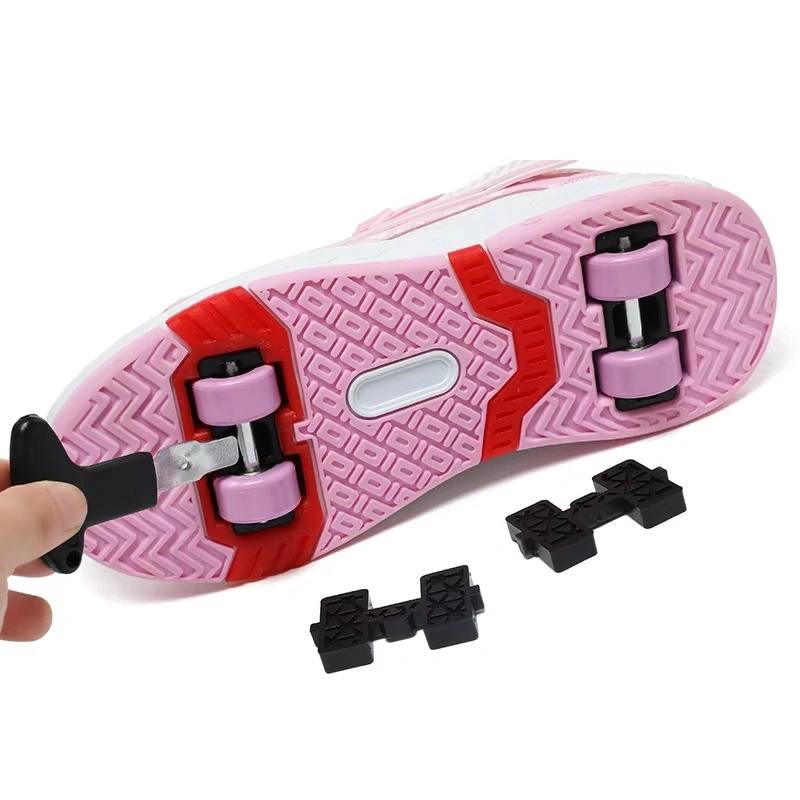 Four Wheeled Roller Skate Shoes Wholesale Lightweight Running Walking