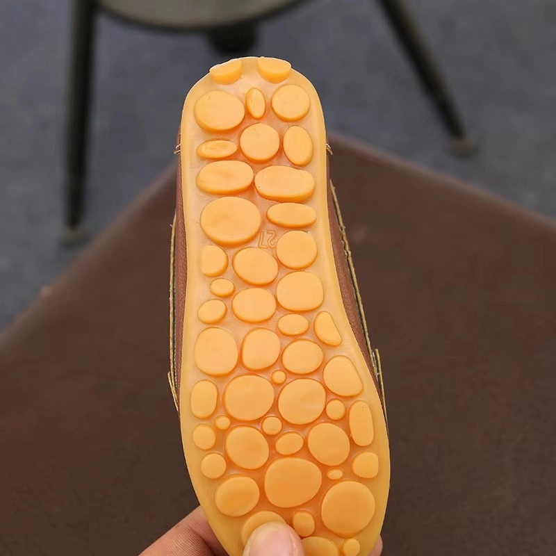 Baby Kids Slip On Loafers Anti-Slip Lighted Dress Shoes Boys Girls