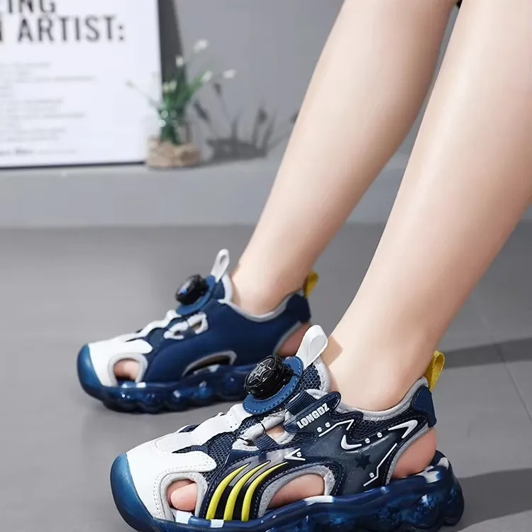 ODM OEM Children Anti Slip Slippers Walking Sports Sandals Shoes