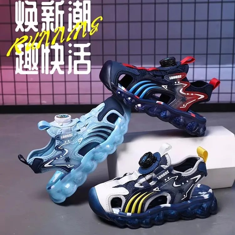 ODM OEM Children Anti Slip Slippers Walking Sports Sandals Shoes