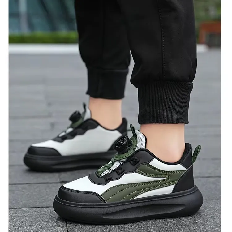 Children's Non-Slip Sneakers Low Top Casual Sports Shoes Ages 7-12